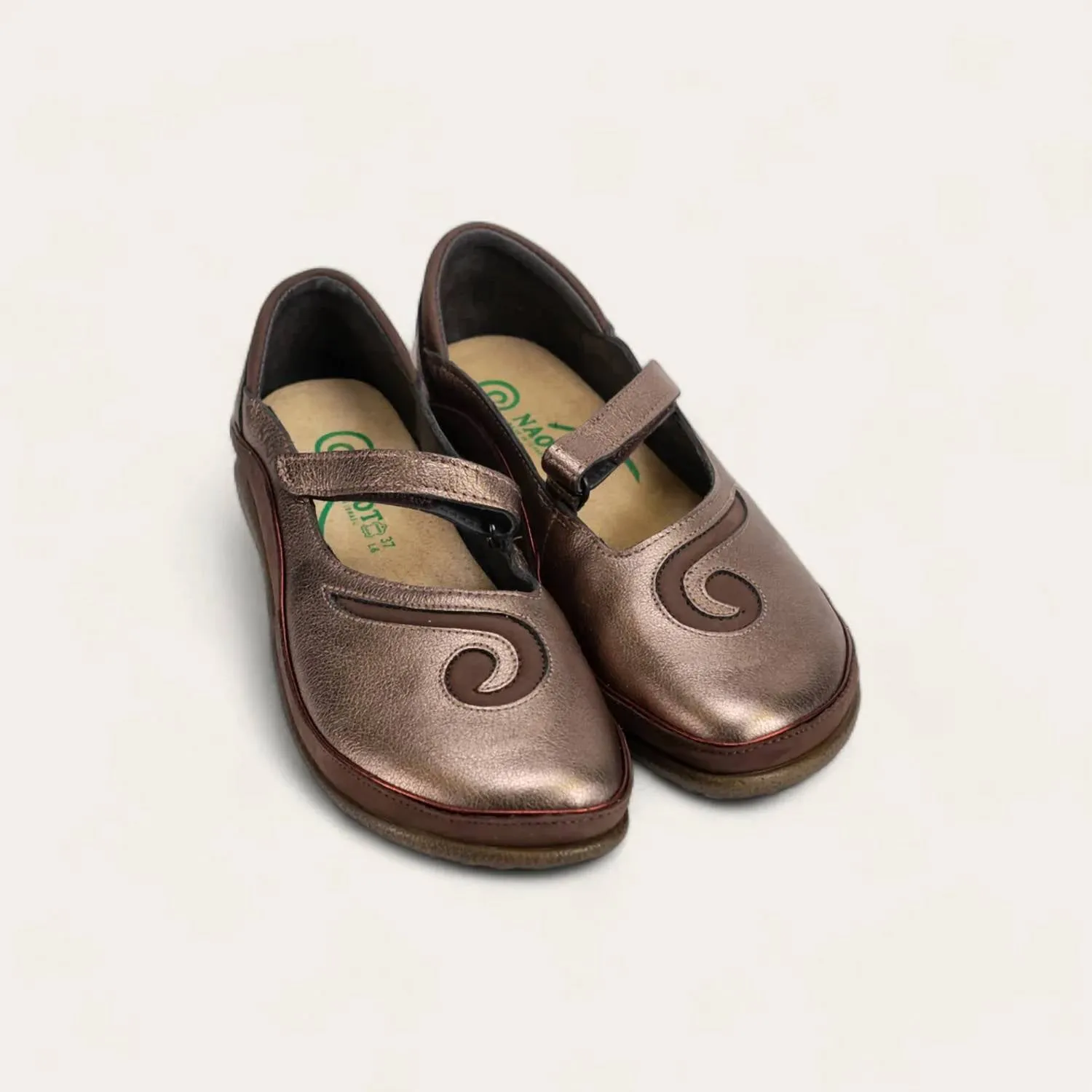 Women's Matai Mary Jane Shoes In Radiant Copper/coffee Bean