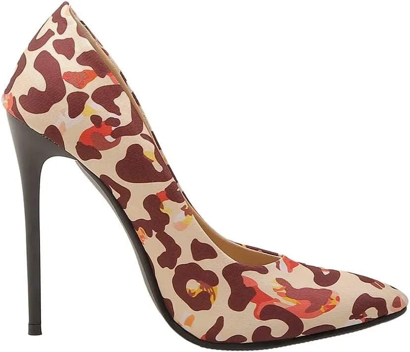 Women's Men's Pointed Toe High Hell Plus Size Slip On Stiletto Wedding Party Dress Pumps Shoes