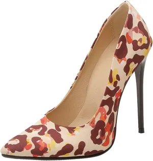 Women's Men's Pointed Toe High Hell Plus Size Slip On Stiletto Wedding Party Dress Pumps Shoes