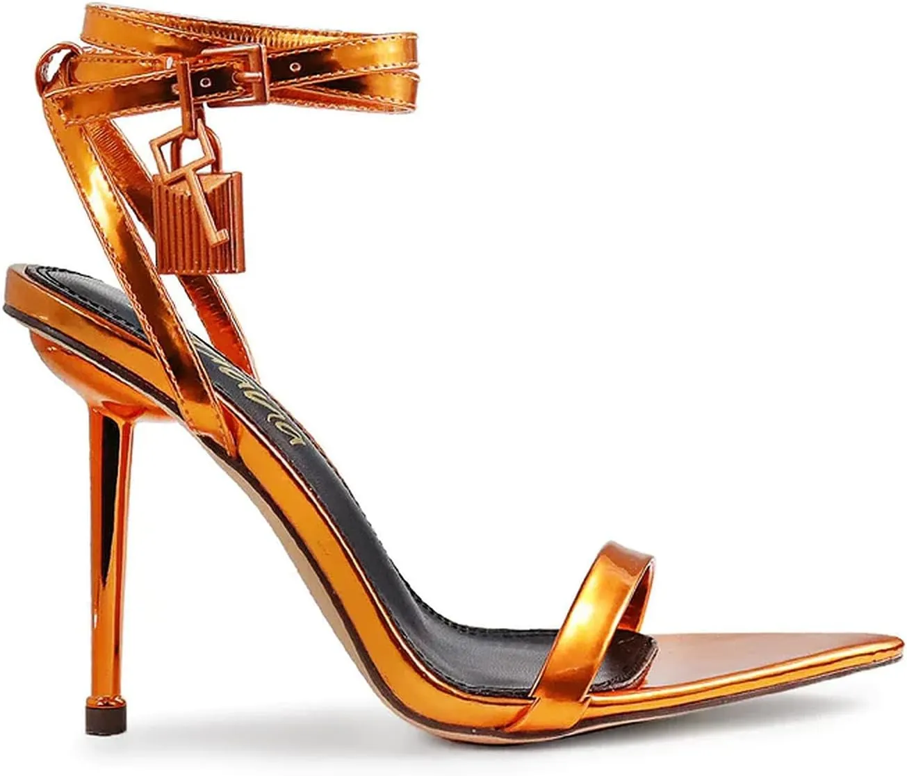 Womens Pointy Toe Stiletto High Heel Sandals