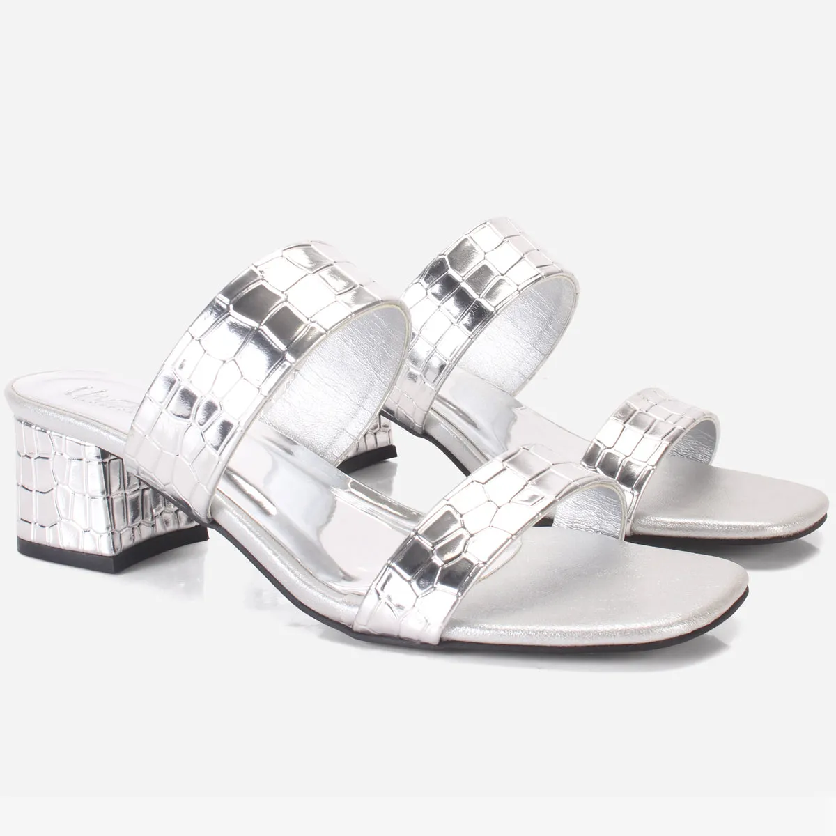 Women's "BERLIN" Fancy Block Heel Sandals