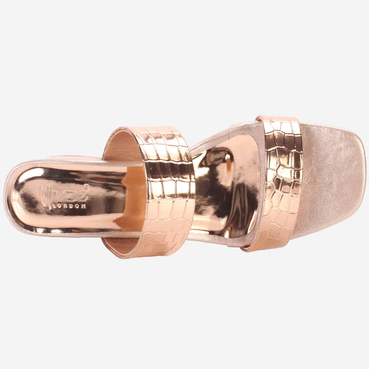 Women's "BERLIN" Fancy Block Heel Sandals
