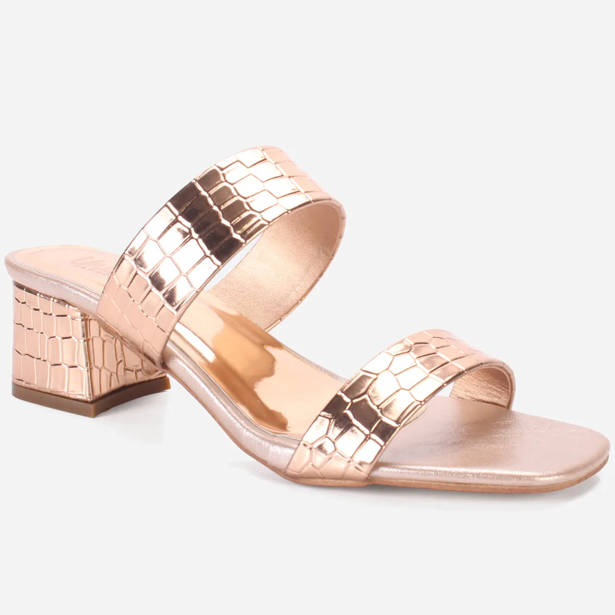 Women's "BERLIN" Fancy Block Heel Sandals