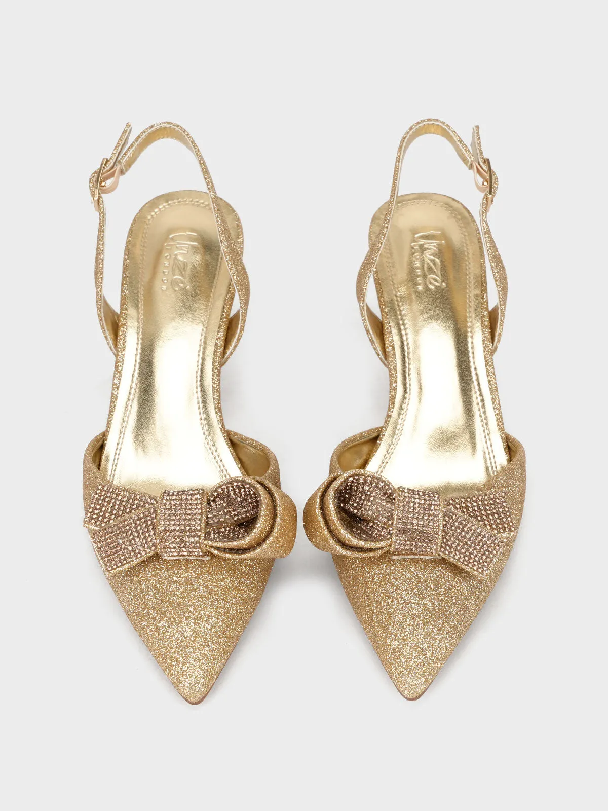 Womens "ENKAI" Pointy Toe Back Strap Sandals