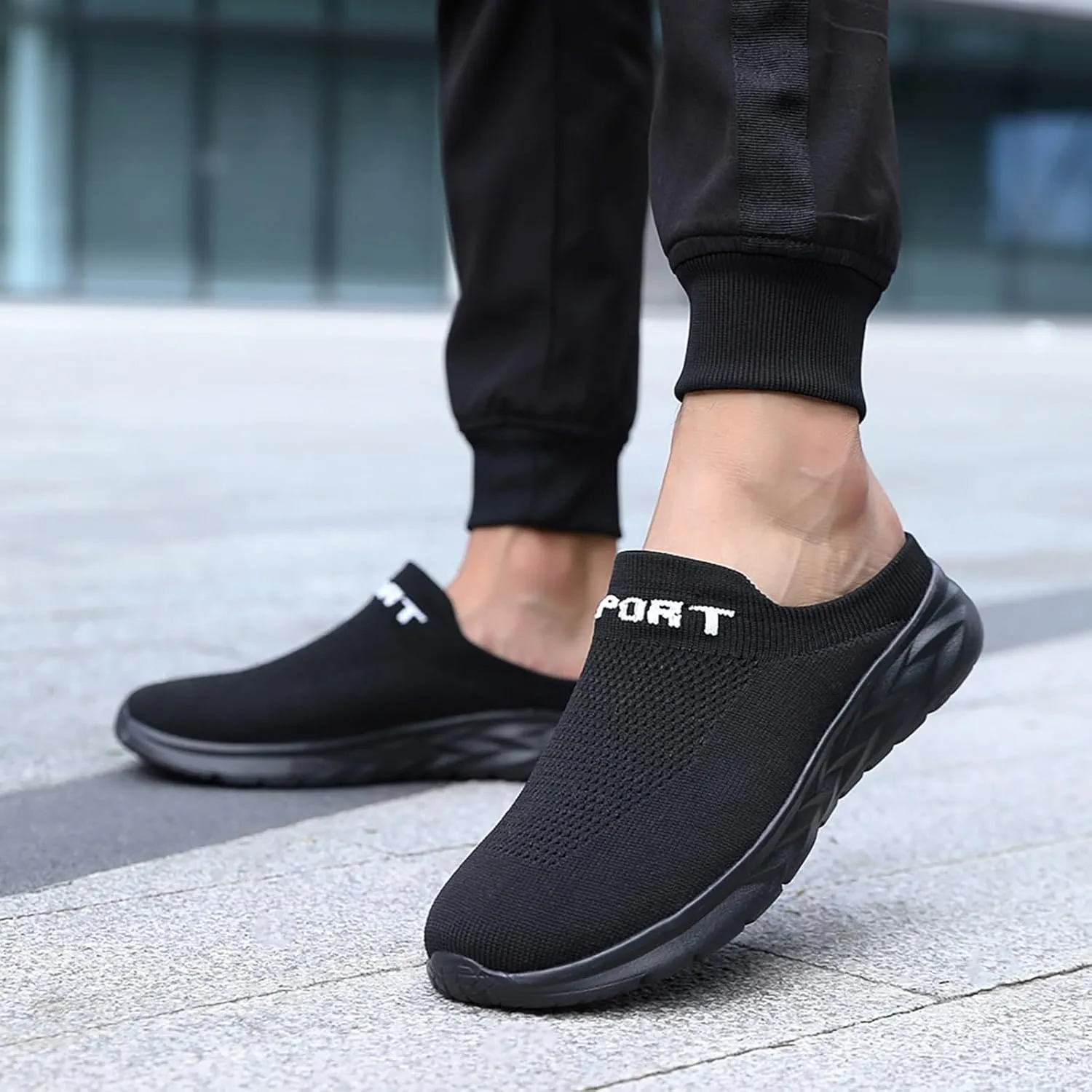 Women's Slip-On Orthopedic Arch Support Backless Tennis Shoes Men Lether Casual Tennis Shoes Casual Sneakers Steel Toe Tennis Shoe White Loafers