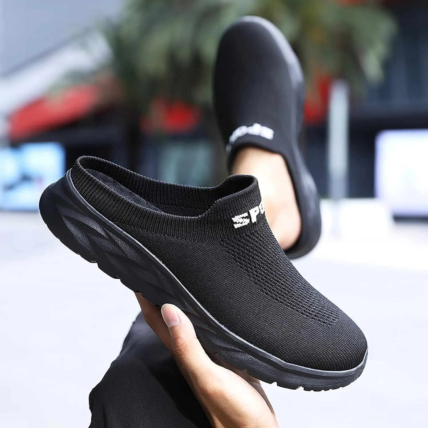 Women's Slip-On Orthopedic Arch Support Backless Tennis Shoes Men Lether Casual Tennis Shoes Casual Sneakers Steel Toe Tennis Shoe White Loafers
