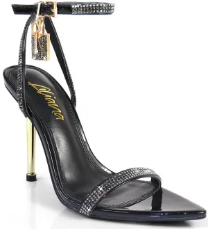 Women's Strappy Heel with Rhinestone - BANKS22