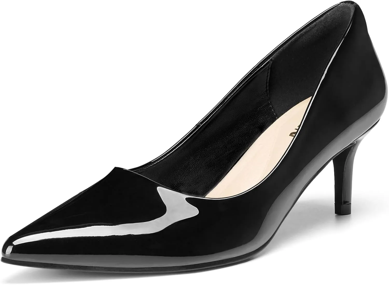 ZURIN Women's Pointed Toe Comfortable Stiletto Heels Closed Toe Dress Pumps Shoes for Wedding Work Office Business